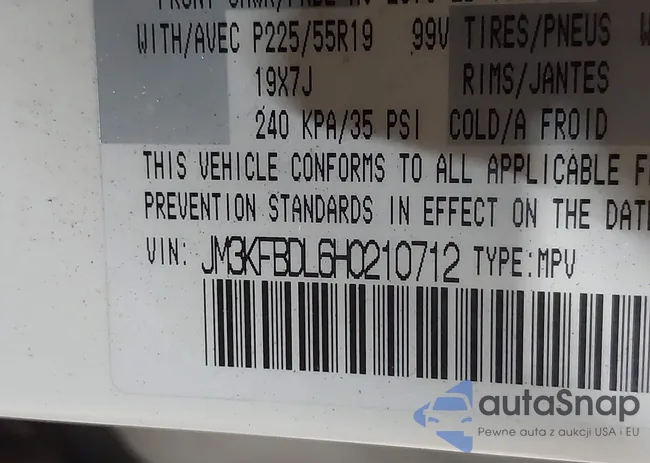 JM3KFBDL6H0210712: 43391213