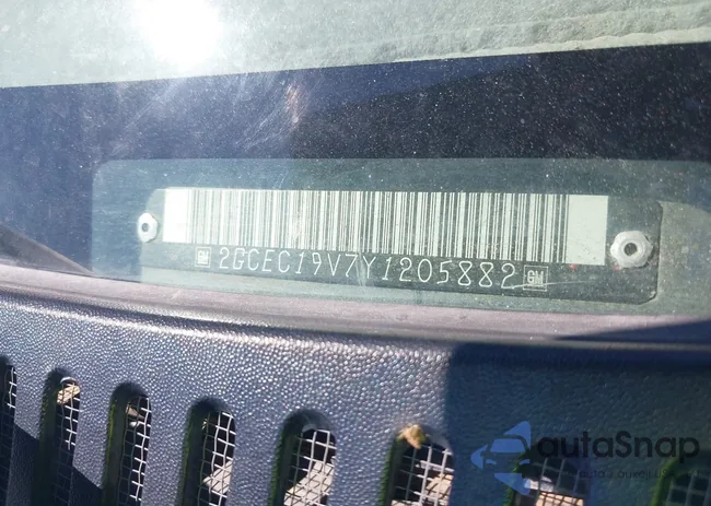 2GCEC19V7Y1205882: 43390237