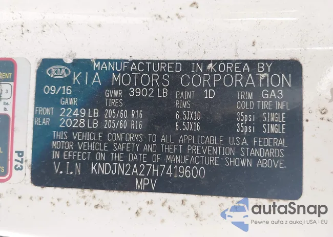 KNDJN2A27H7419600: 43390341