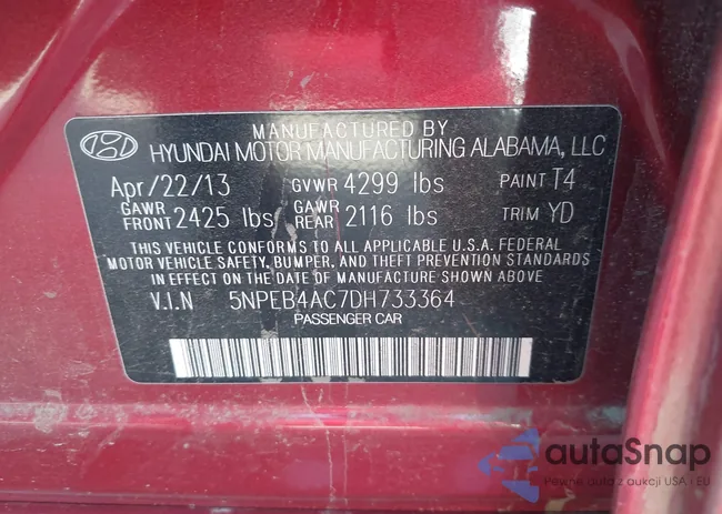 5NPEB4AC7DH733364: 43390426