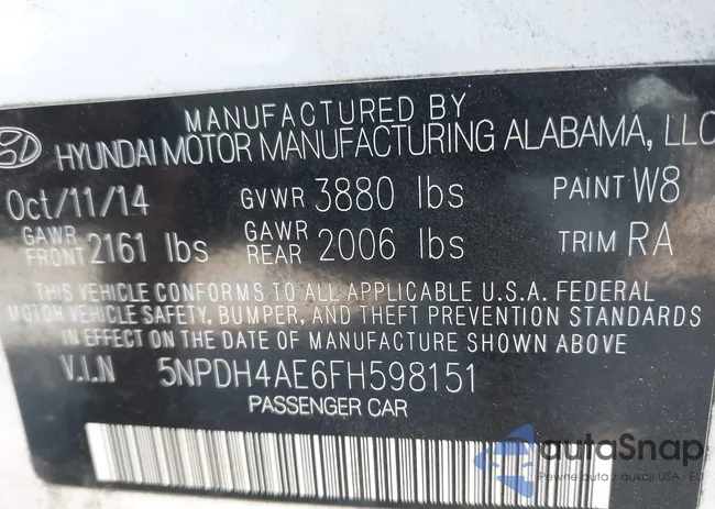 5NPDH4AE6FH598151: 43390471