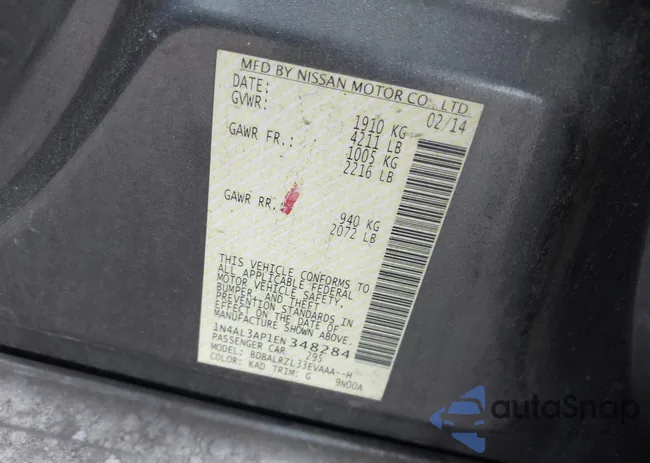 1N4AL3AP1EN348284: 43390474