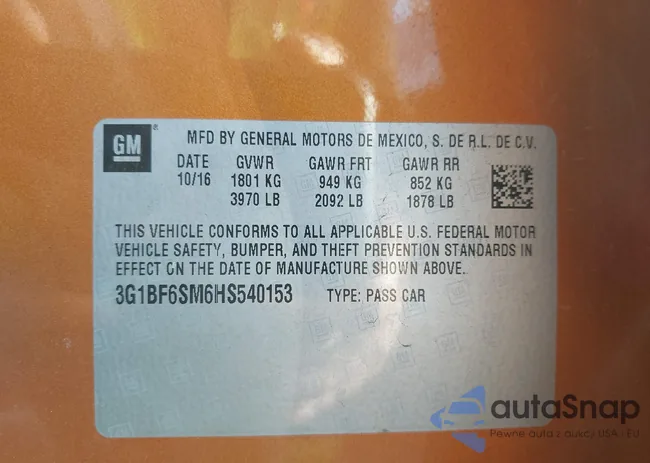 3G1BF6SM6HS540153: 43391698