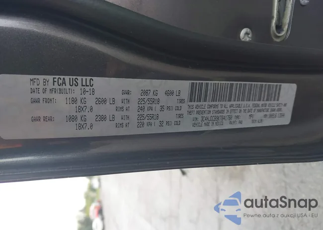 3C4NJDCB9KT641760: 43391960