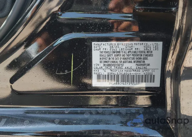 3N1AB8CV6SY392157: 43392150