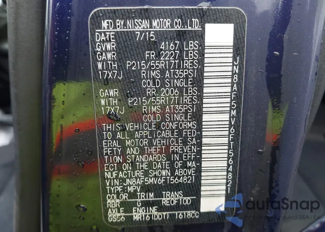 JN8AF5MV6FT564821: 43392196