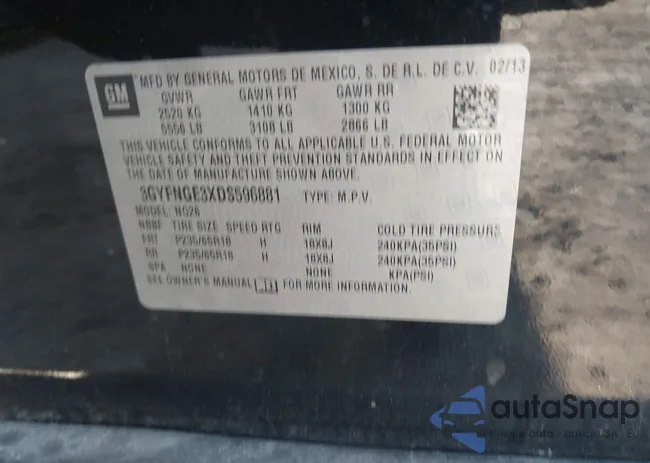 3GYFNGE3XDS596881: 43391464