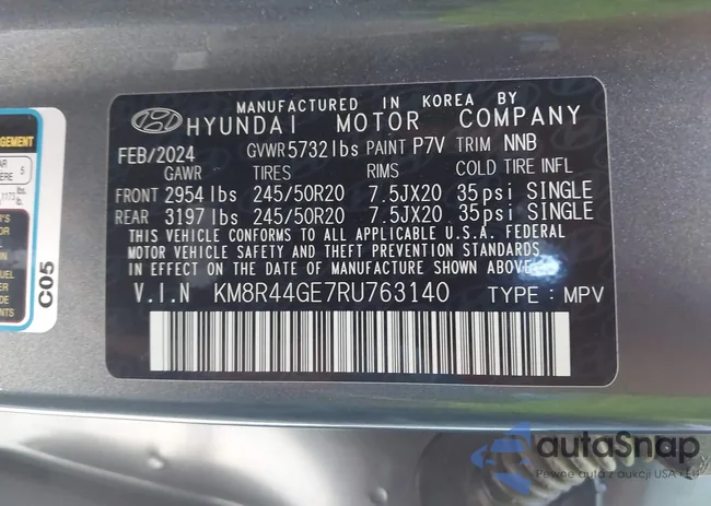 KM8R44GE7RU763140: 43392863