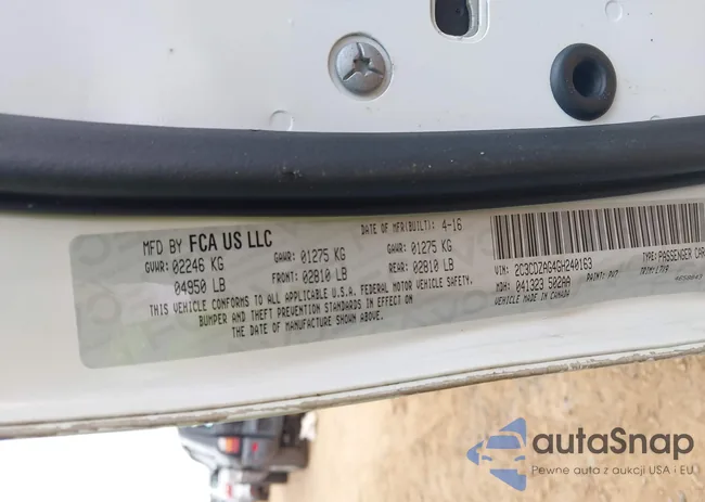 2C3CDZAG4GH240163: 43392879