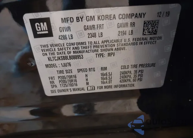 KL7CJKSB8LB088953: 43392952