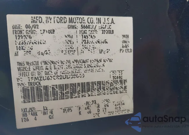 1FMZU67E82UD38060: 43393125