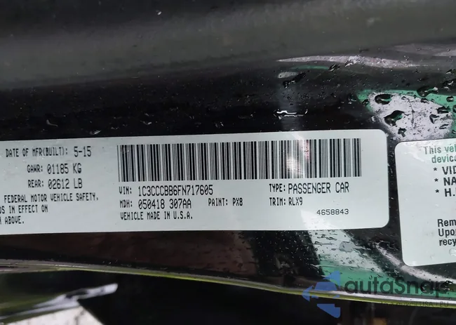 1C3CCCBB6FN717605: 43392360