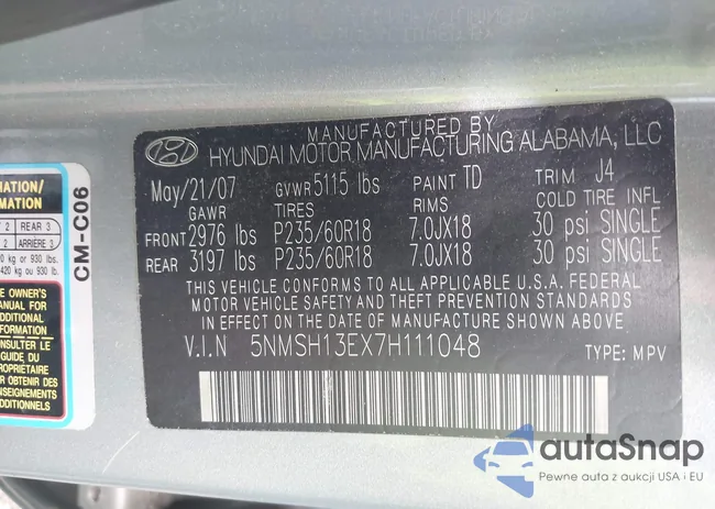 5NMSH13EX7H111048: 43392460