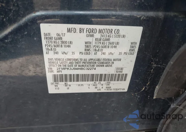 2FMPK3J94HBC32274: 43393698