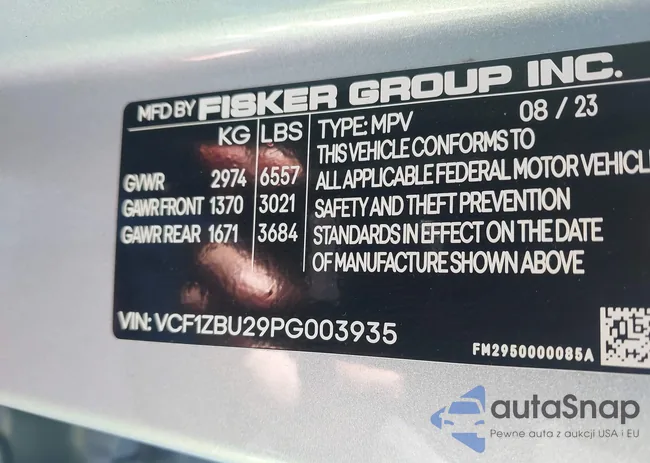 VCF1ZBU29PG003935: 43393849