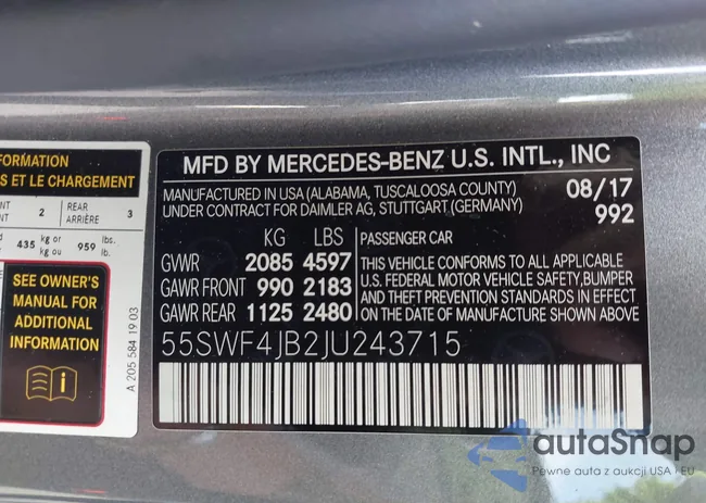 55SWF4JB2JU243715: 43393976