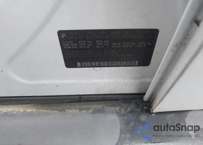 5UXFF03579LJ98019: 43394103