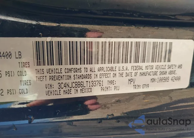 3C4NJCBB6LT133761: 43394137