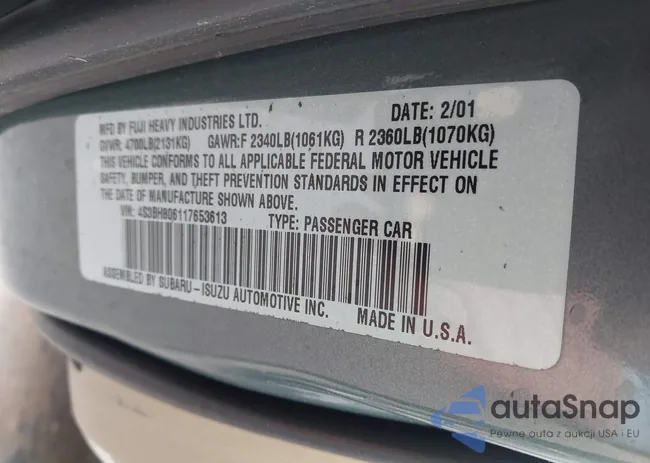 4S3BH806117653613: 43393268