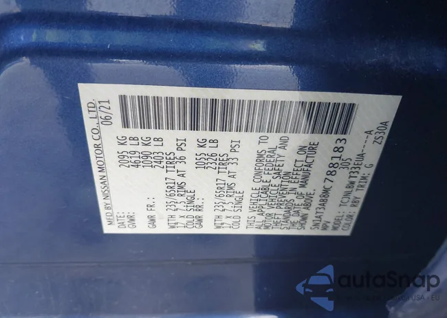 5N1AT3AB8MC788183: 43393303