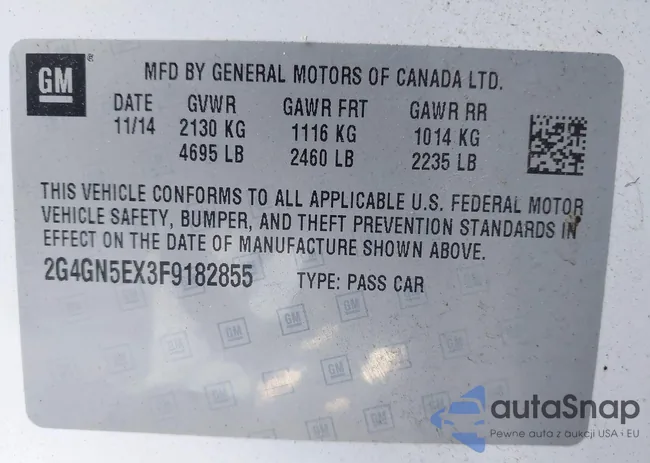 2G4GN5EX3F9182855: 43393446