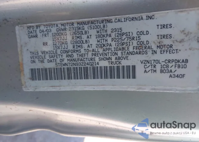 5TEWN72N93Z240214: 43393484