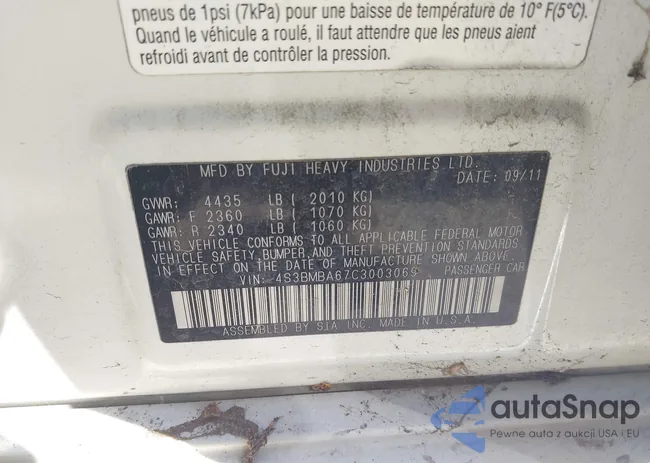 4S3BMBA67C3003069: 43394652