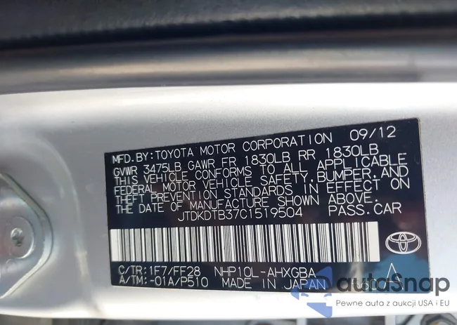 JTDKDTB37C1519504: 43394658