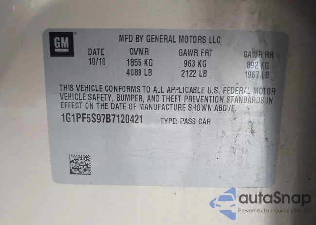 1G1PF5S97B7120421: 43394732