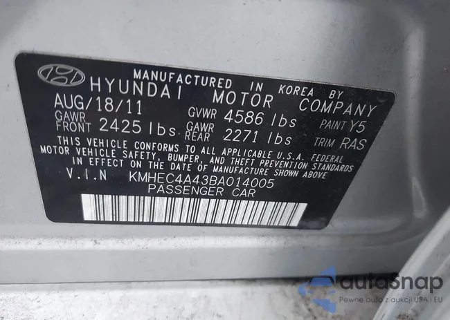 KMHEC4A43BA014005: 43394766