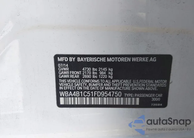 WBA4B1C51FD954750: 43394861