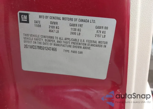 2G1WC57M591247466: 43394892