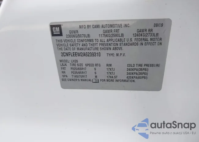 2CNFLEEW2A6239310: 43394910