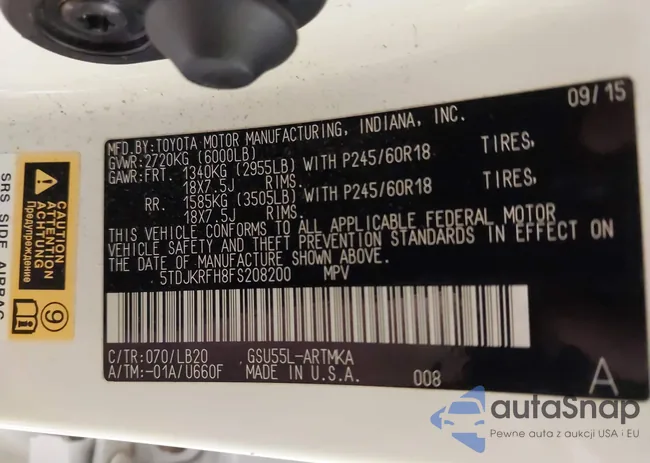 5TDJKRFH8FS208200: 43395142