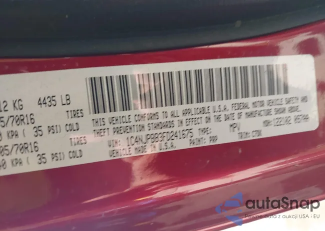 1C4NJPBB3FD241675: 43395162