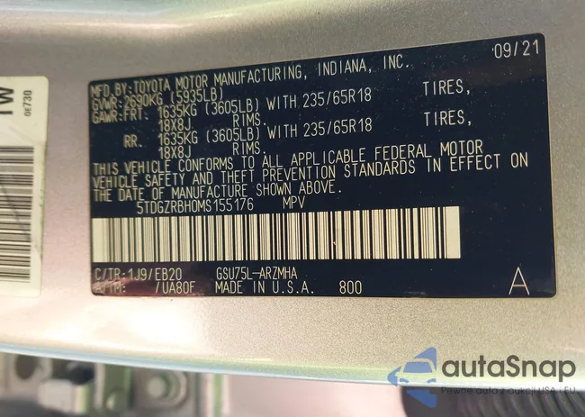 5TDGZRBH0MS155176: 43395743