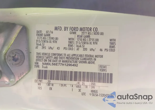 NM0LS6E77H1296492: 43395872