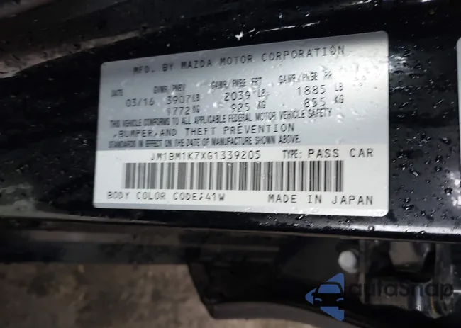 JM1BM1K7XG1339205: 43395922