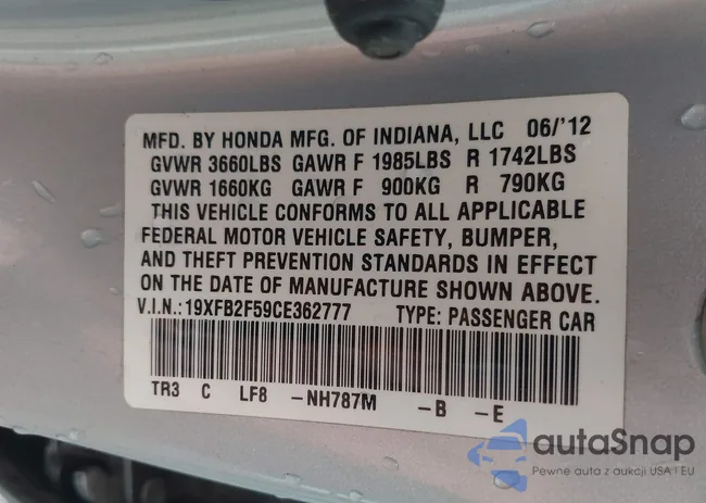 19XFB2F59CE362777: 43396112