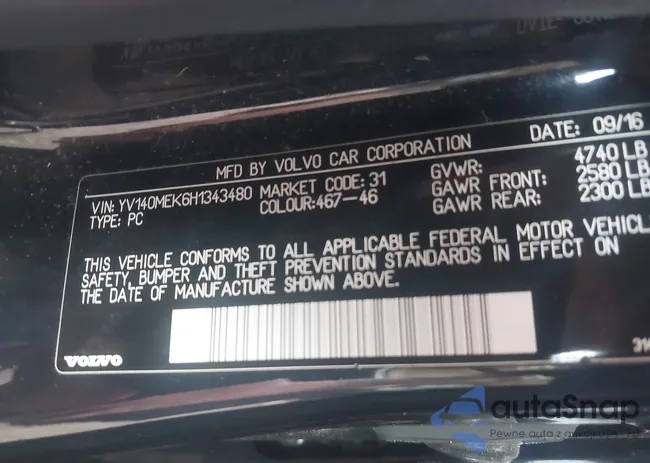 YV140MEK6H1343480: 43395243