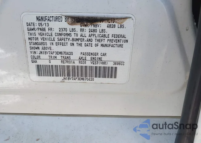 JN1BV7AP3EM670420: 43395265