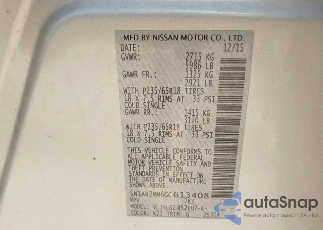 5N1AR2MM6GC613408: 43395327