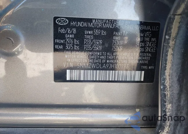 5NMZWDLA9JH100293: 43395393