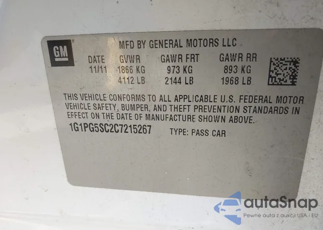 1G1PG5SC2C7215267: 43395547