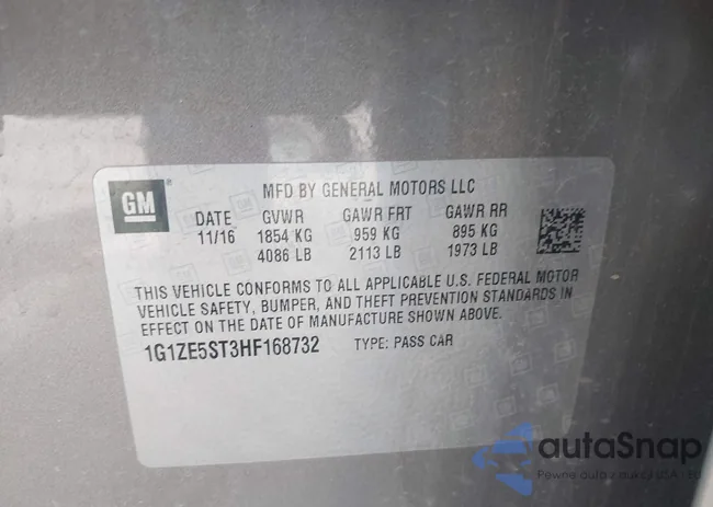 1G1ZE5ST3HF168732: 43395562