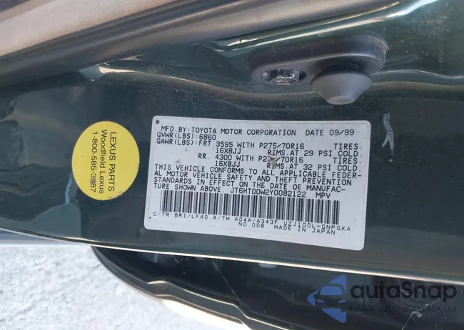 JT6HT00W2Y0082122: 43396848