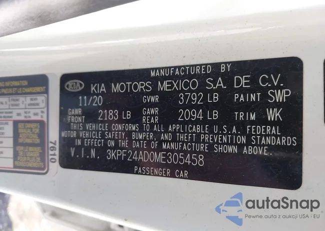 3KPF24AD0ME305458: 43396888