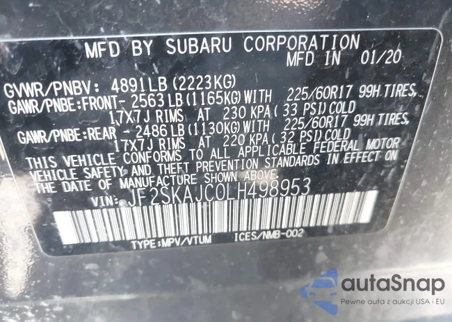 JF2SKAJC0LH498953: 43396896