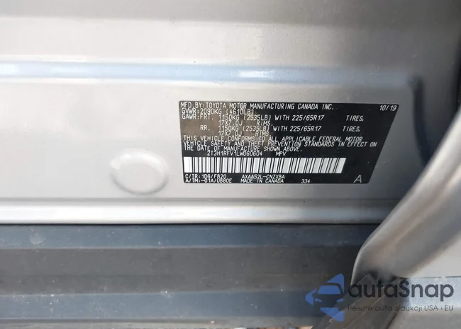 2T3H1RFV1LW060604: 43396912