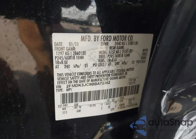 2FMDK3JC9BBA72382: 43397019